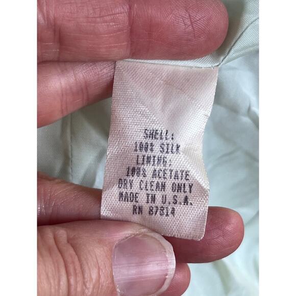 Neiman Marcus Women's Vintage Blue Green Tweed Jacket Size 10 - Picture 8 of 8